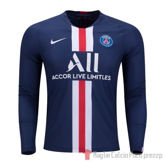 Maglia Paris Saint-Germain Home Manica Lunga 2019/2020 - Clicca l'immagine per chiudere